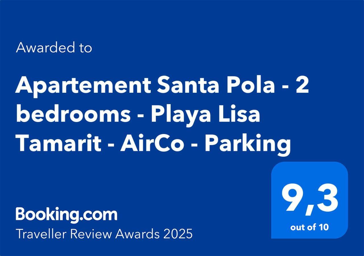 Apartement Santa Pola - 2 Bedrooms - Playa Lisa Tamarit - Airco - Parking Экстерьер фото